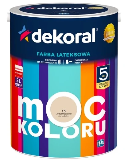 DEKORAL MOC KOLORU LATTE MACCHIATO 5L 