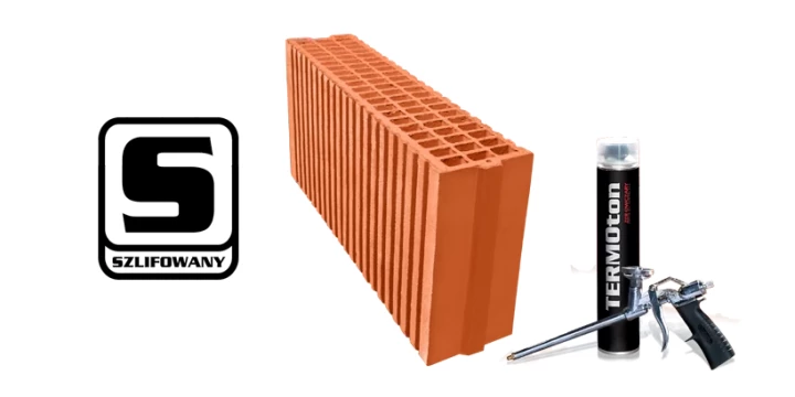 Pustak ceramiczny TERMOton P+W 11,5/50 S kl.15 SZLIFOWANY