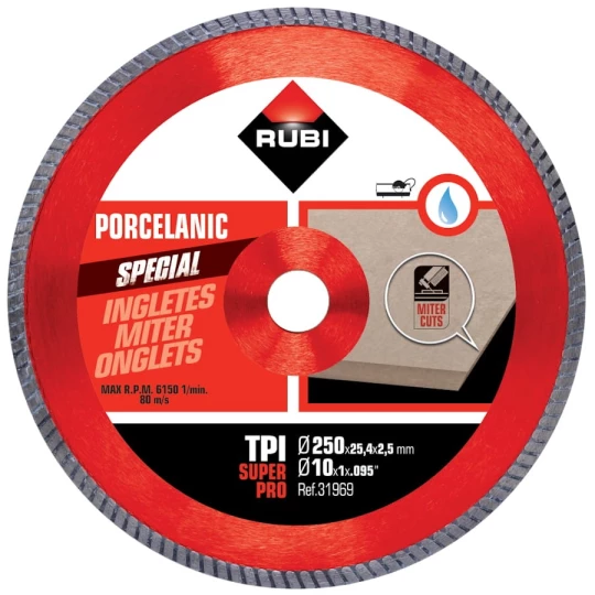 TARCZA RUBI TPI 250 SUPERPRO
