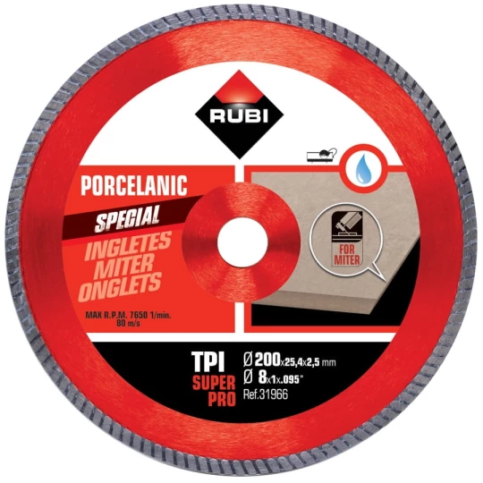 TARCZA RUBI TPI 200 SUPERPRO