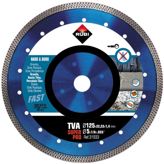 TARCZA RUBI TVA 125 SUPERPRO