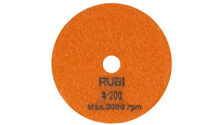 RUBI Nakładka diamentowa - GRADACJA #200 - do polerowania na sucho Ø100 MM