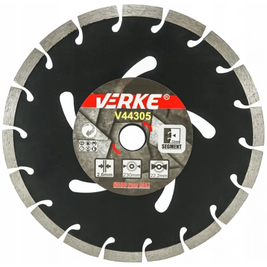 DIAMOND ROLLER 230x22,2x10 mm SEGMENT VERKE