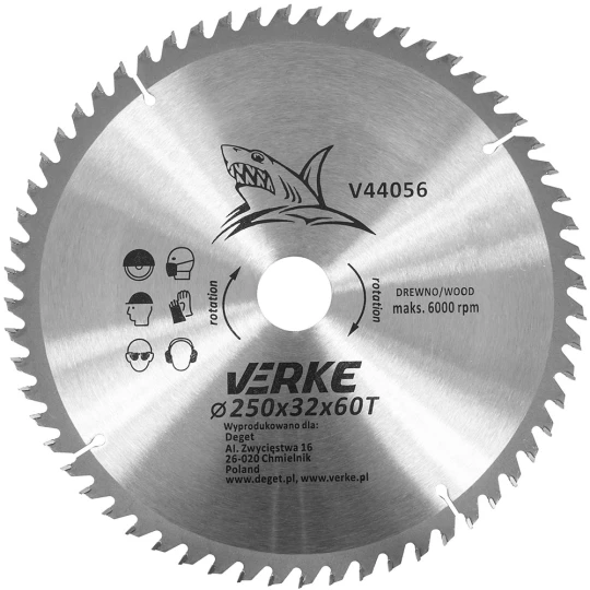 VISIBLE DISC 250mm*32mm*60T VERKE