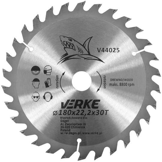 180mm*22,2mm*30T VERKE