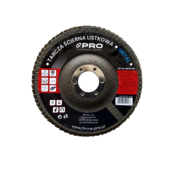 PRO FLAP DISC FOR METAL GRAN.120