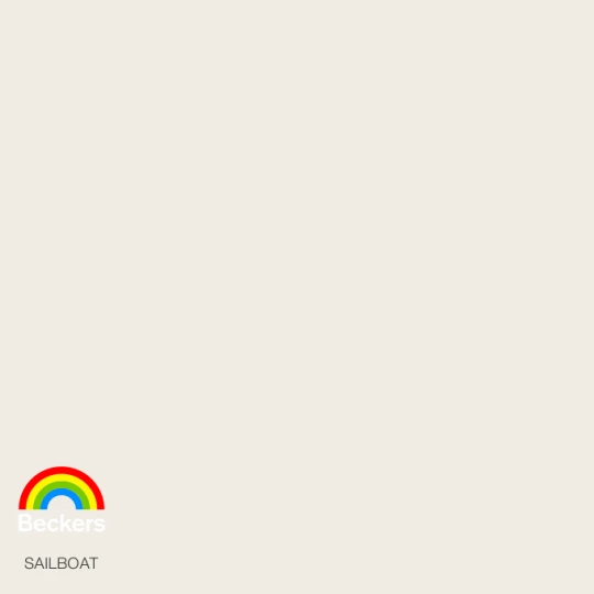 BECKERS DESIGNER COLOUR SAILBOAT 2,5L