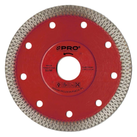 PRO TARCZA DIAMENTOWA DO CERAMIKI SLIM 230x2.0x10x22.2 MM WT-DD-C230S