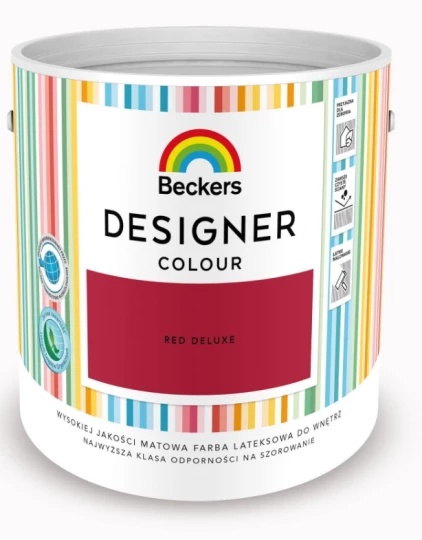 BECKERS DESIGNER COLOUR RED DELUXE 2,5L