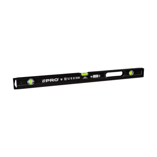 PRO POZIOMNICA PRO800 MAL. CZARNA 1xFREZ Z UCHWYTEM 80 CM