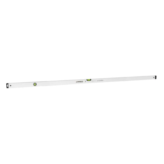 PRO Poziomnica PRO600 Plus, biała, libella 2% 200cm