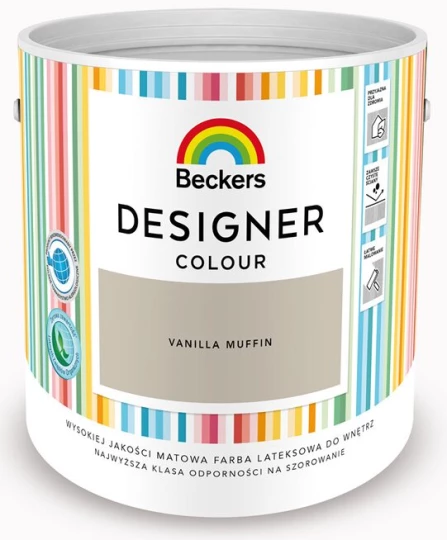 BECKERS DESIGNER COLOUR VANILLA MUFFIN 2,5L