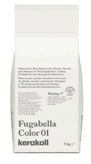 Fuga cementowa Kerakoll Fugabella 1-20mm colour 01 3kg