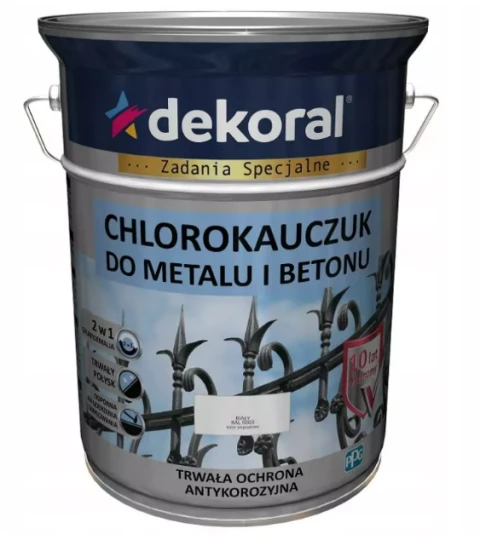 DEKORAL CHLOROKAUCZUK BIAŁY 5L