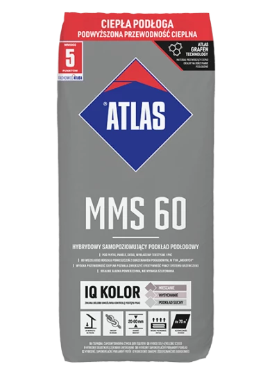 ATLAS MMS 60 hybrydowy samopoziomujący podkład podłogowy