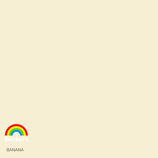 BECKERS DESIGNER COLOUR BANANA 2,5L