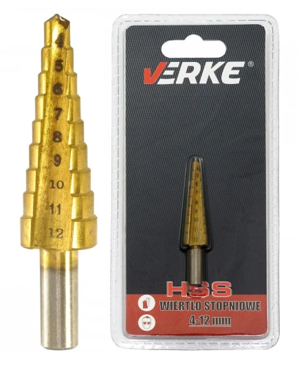 STEP DRILL BIT 4-12 MM VERKE