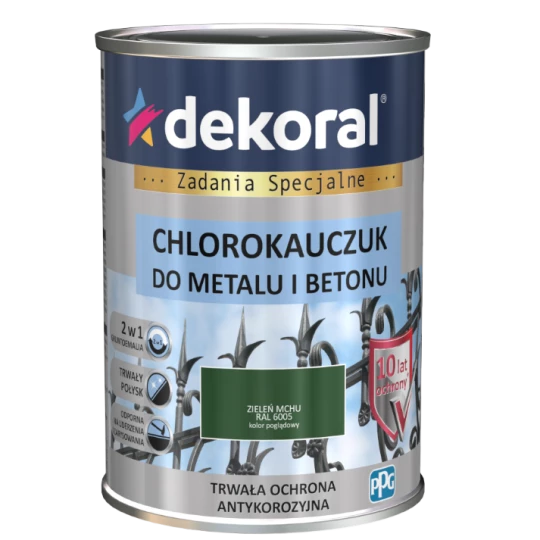 DEKORAL CHLOROKAUCZUK ZIELEŃ MCHU 0,9L