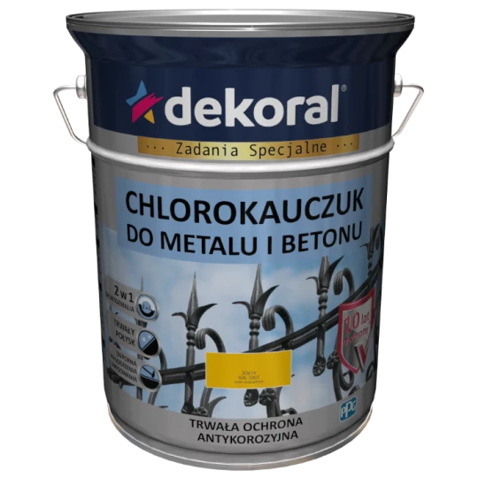 DEKORAL CHLOROKAUCZUK YELLOW 5L