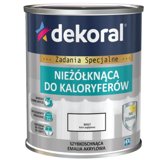 DEKORAL RADIATOR ENAMEL 0,75L