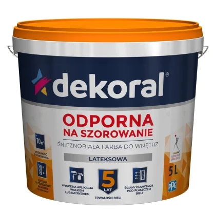 DEKORAL EMULSION WHITE AKRYLIT W 5L