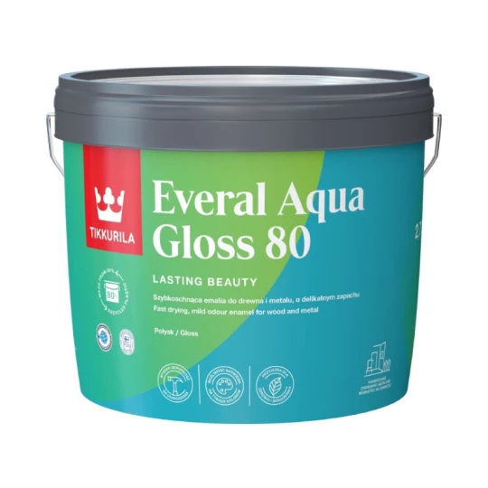 TIKKURILA EVERAL AQUA 80 ENAMEL 
