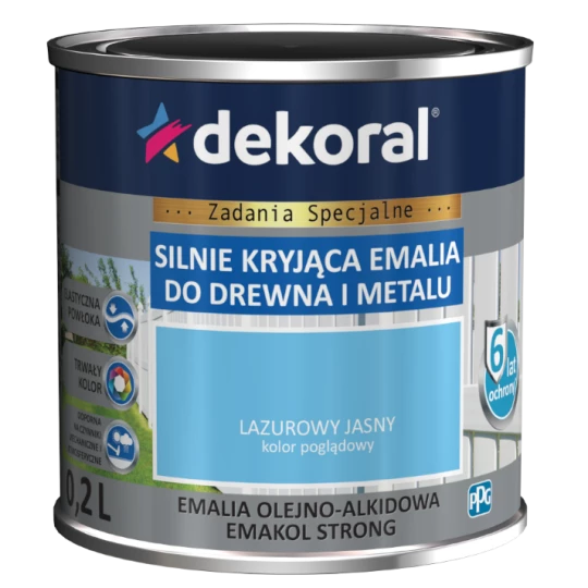 DEKORAL EMAKOL STRONG AZURE BRIGHT 0,2L