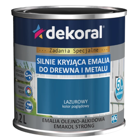 DEKORAL EMAKOL STRONG AZURE 0,2L