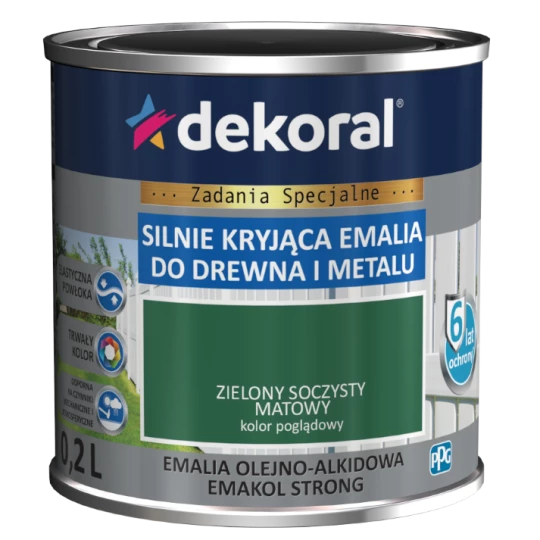 DEKORAL EMAKOL STRONG GREEN JUICY MATT 0,2L
