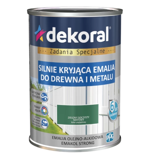 DEKORAL EMAKOL STRONG GREEN JUICY MATT 0,9L