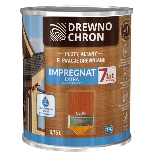 WOODCHRON EXTRA-COATING CEDAR IMPREGNATE 0.75L