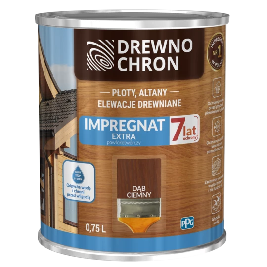 WOODCHRON EXTRA COATING IMPREGNATE OAK DARK 0,75L