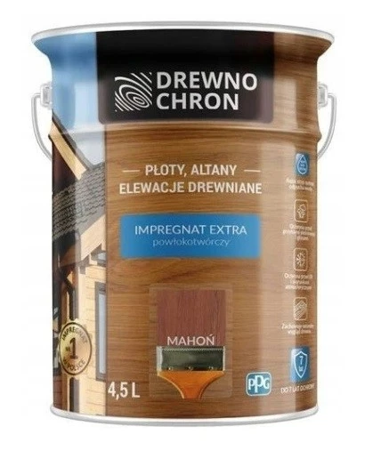 DREWNOCHRON IMPREGNAT EXTRA POWŁOKOTWÓRCZY MAHOŃ 4,5L