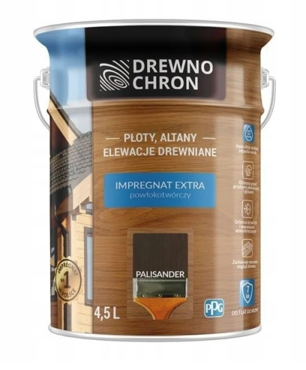 WOODCHRON EXTRA-COATING WOOD PRESERVATIVE PALISANDER 4.5L