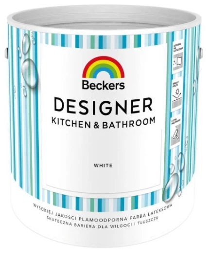 BECKERS DESIGNER KUCHNIA I ŁAZIENKA WHITE K&B 2,5L