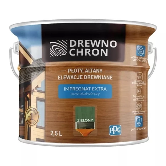 WOODCHRON EXTRA COATING GREEN 2.5L