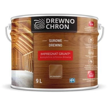 DREWNOCHRON IMPREGNAT GRUNT BEZBARWNY 9L