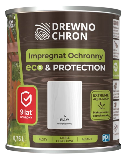 WOODCHRON PROTECTIVE IMPREGNATE ECO&PROTECTION WHITE 0.75L