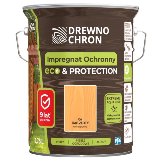 PROTECTIVE IMPREGNATE ECO&PROT GOLDEN OAK 4.5L