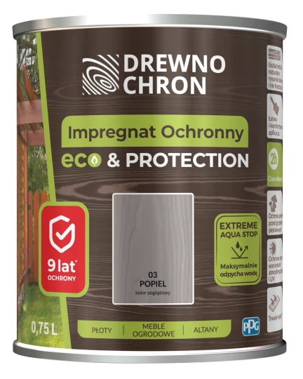 WOODCHRON PROTECTIVE IMPREGNATE ECO&PROTECTION ASH 0.75L