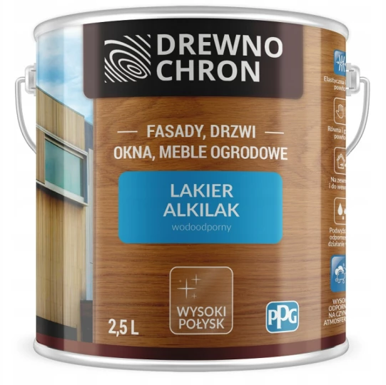 DREWNOCHRON LAKIER ALKILAK POŁYSK 2,5L