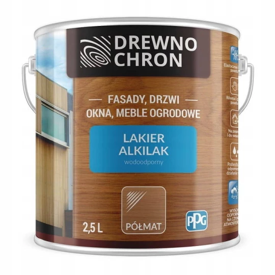 WOODCHRON ALKYLAK VARNISH SEMI-MATT 2.5L