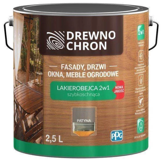 DREWNOCHRON LAKIEROBEJCA 2W1 PATYNA 2,5L