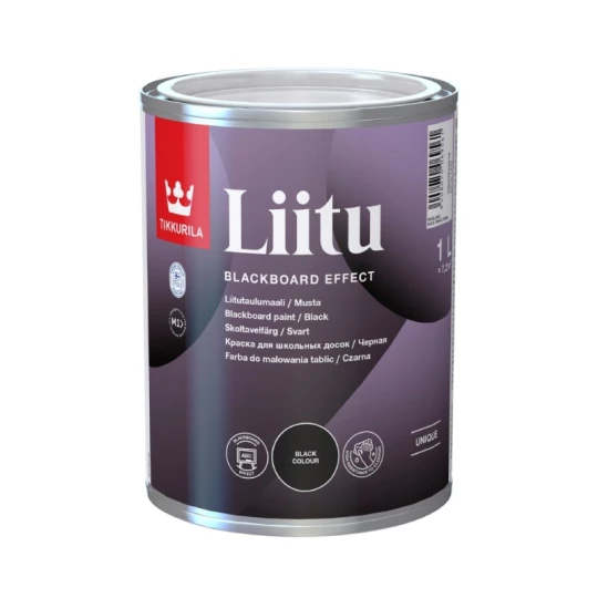 TIKKURILA WHITEBOARD ENAMEL BLACK 1L