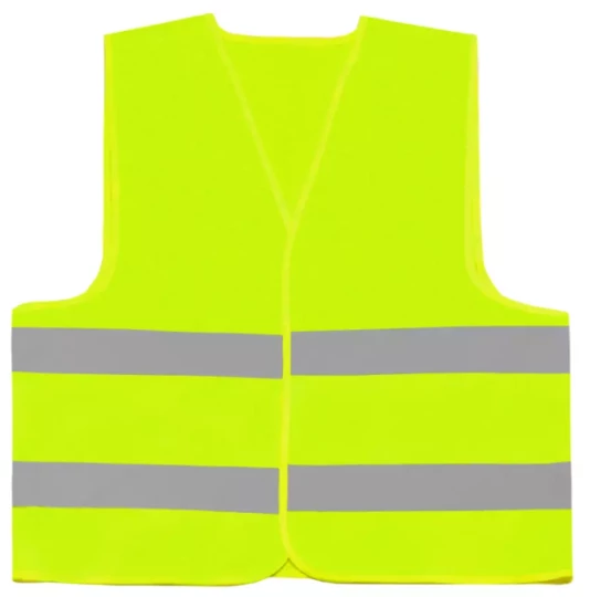 Warning waistcoat yellow XL