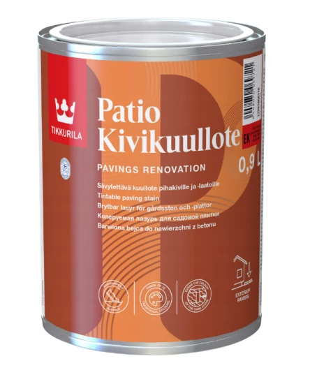 TIKKURILA PATIO KIVIKUULLOTE 0.9L CONCRETE STAIN