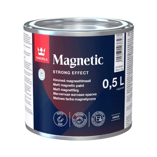 TIKURILLA MAGNETIC ENAMEL GRAPHITE 0.5L
