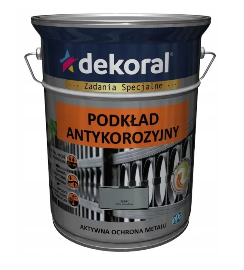 DEKORAL UNIKOR C 5L SZARY RAL 7045 PODKŁAD ANTYKOROZYJNY