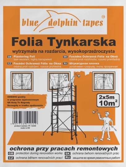 Plastering foil 2m x 5m