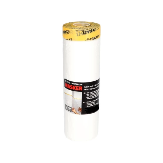 Masker Washi z folią malarską (110cm x 23m)